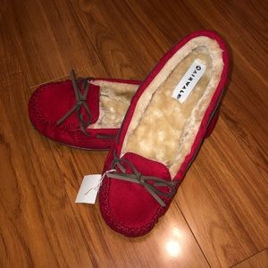 Red Moccasin shoes